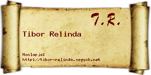 Tibor Relinda névjegykártya